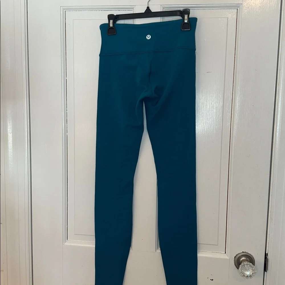 Lululemon Teal‎ High-Waist Active Leggings size 2 EUC